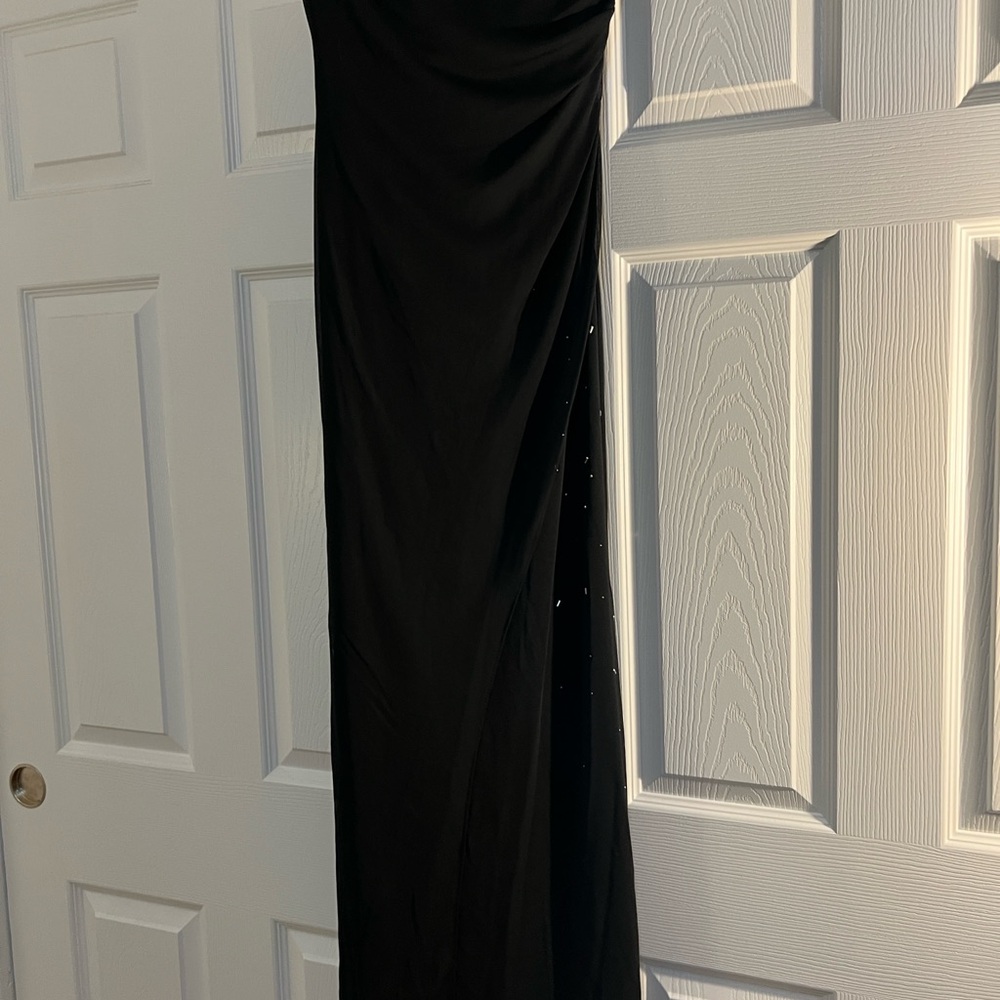 Morgan & Co. Sophisticated Black Maxi Dress